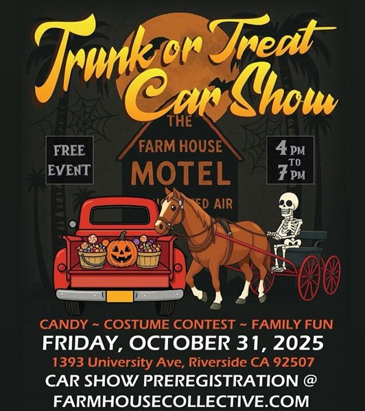 Farm House Collective Trunk Or Treat Car Show flyer 2025